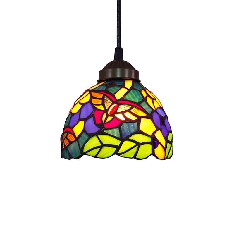 Esszimmer Beleuchtung Fixtures Tiffany, Buntglas Libelle Decken Pendelleuchte