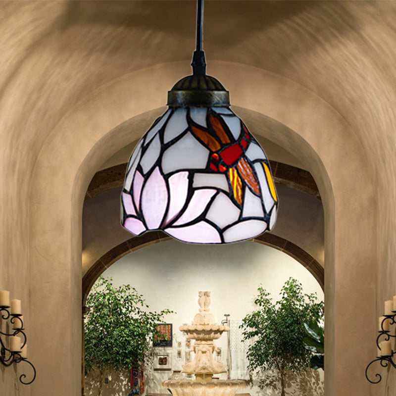 Esszimmer Beleuchtung Fixtures Tiffany, Buntglas Libelle Decken Pendelleuchte