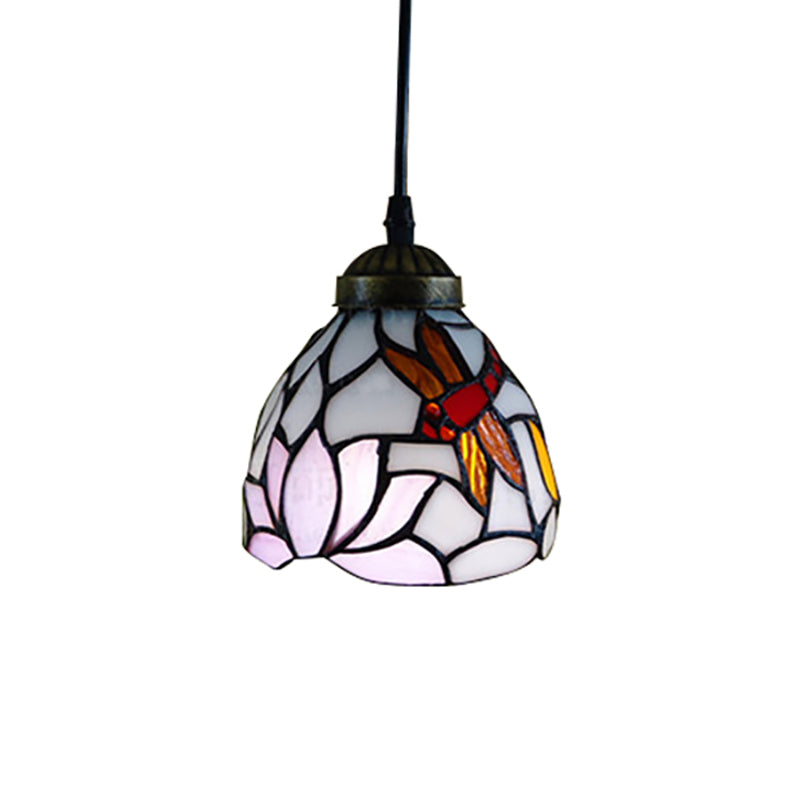 Esszimmer Beleuchtung Fixtures Tiffany, Buntglas Libelle Decken Pendelleuchte