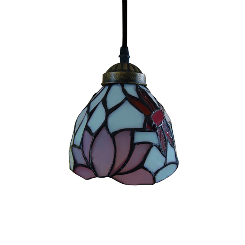 Esszimmer Beleuchtung Fixtures Tiffany, Buntglas Libelle Decken Pendelleuchte