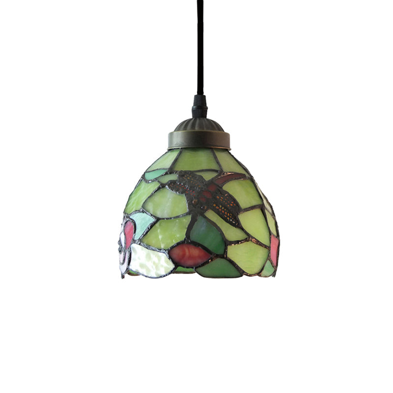 Esszimmer Beleuchtung Fixtures Tiffany, Buntglas Libelle Decken Pendelleuchte