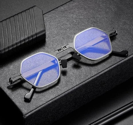 Schraubenlose ultraleichte Titan-Faltbrille