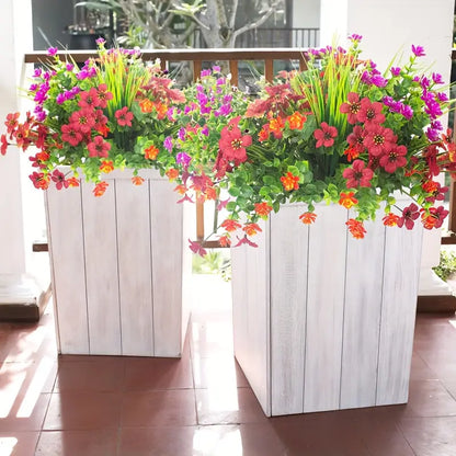 Sandsberg | Künstliche Weizen-Gras Pflanze aus Kunststoff – Dekoratives Gras für Garten, Zuhause und Außenbereich