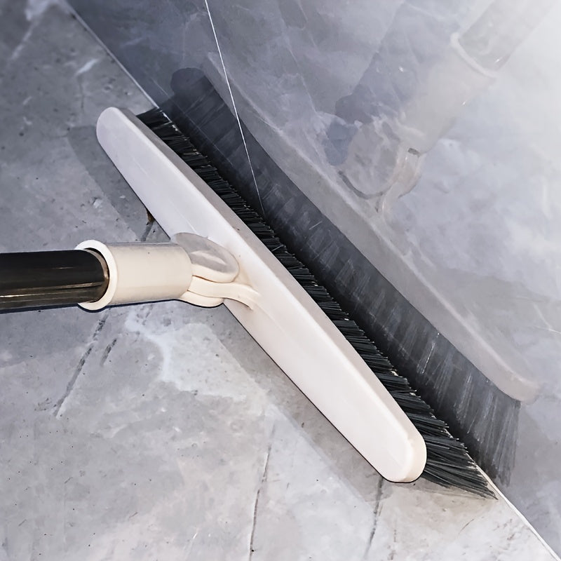 Badezimmer Bodenbürste – 88,5 cm rotierende Reinigungsbürste mit harten Borsten für die Reinigung von Badewanne und Fliesen, langer Griff für einfache Handhabung