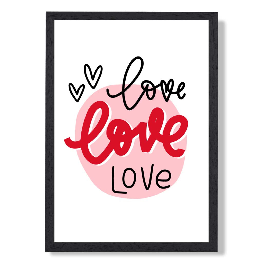 Circle of Love Gerahmter Kunstdruck