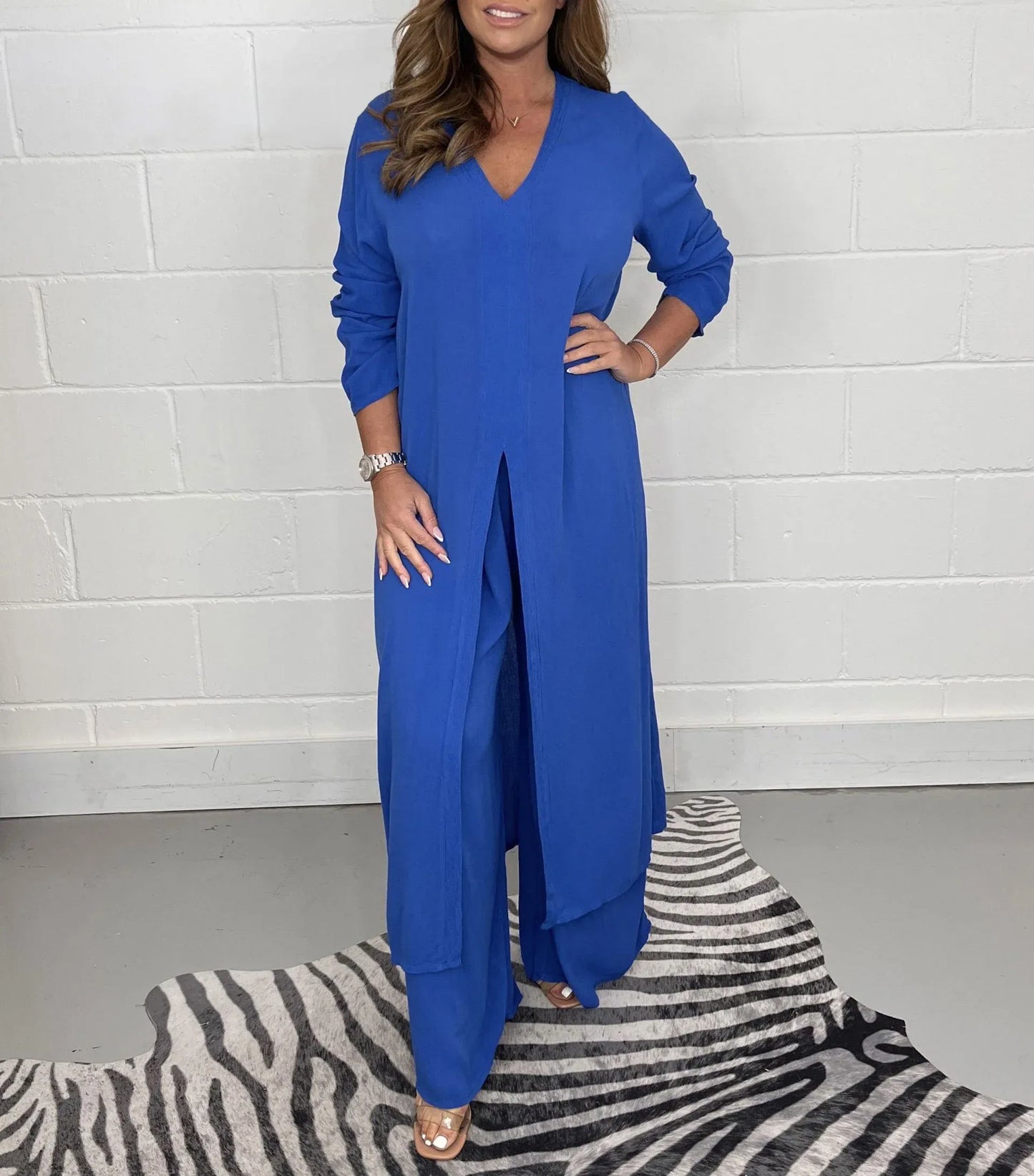 DIVA MODA | Warm Winterfest Damen Set | Trendy Stilvolles Outfit