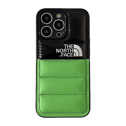 North-Winter Jacke Handy-Hülle süße weiche Hüllen, Cover für iPhone 15/14/13 Serie