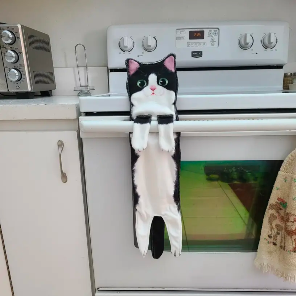 Katze Handtücher