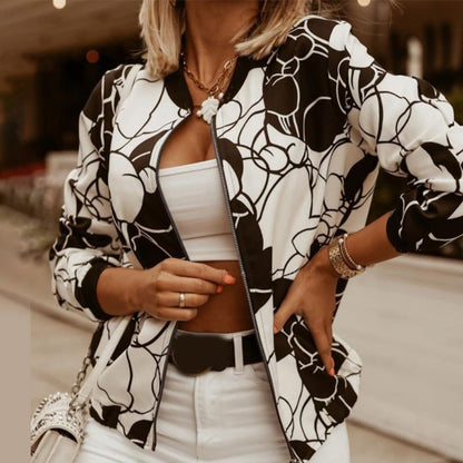 Jacke | Vintage elegante Zwischenjacke für Frauen