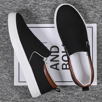 Slip-On-Schuhe aus Segeltuch für Herren