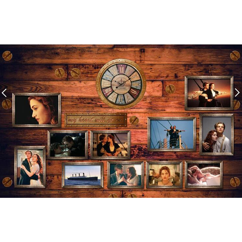 Steampunk Metall Wand Papier Wandbild für Jungen Schlafzimmer Anpassbare Wandkunst in dunkler Farbe