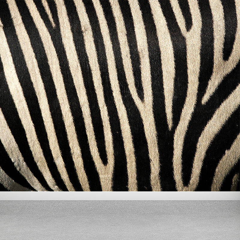 Sandsberg | Donkere kleur moderne wandmuur sticker grote dierenprint wandbekleding voor woonkamer