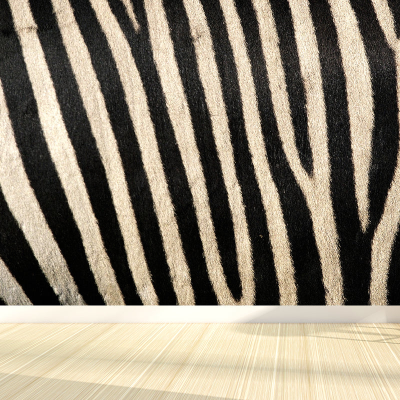 Sandsberg | Donkere kleur moderne wandmuur sticker grote dierenprint wandbekleding voor woonkamer