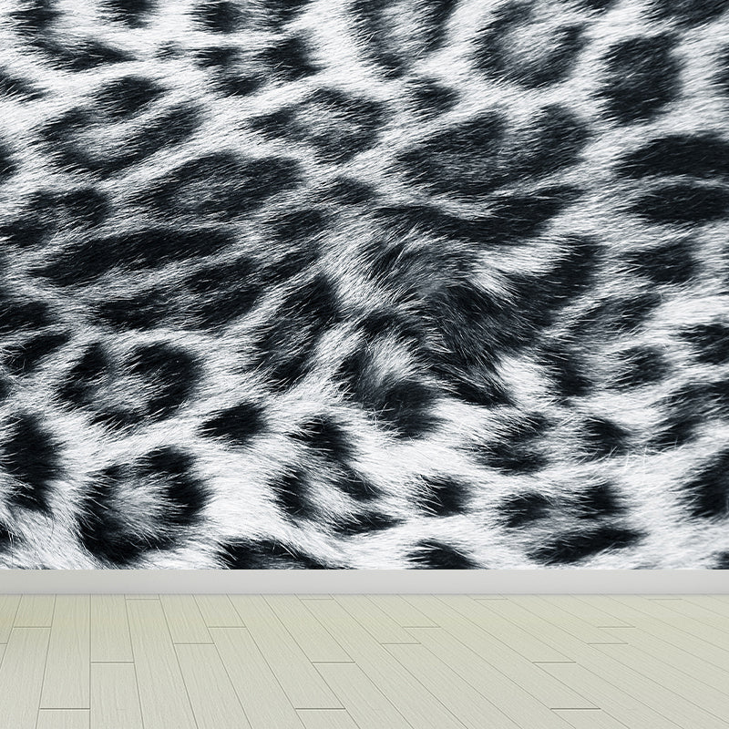 Sandsberg | Donkere kleur moderne wandmuur sticker grote dierenprint wandbekleding voor woonkamer