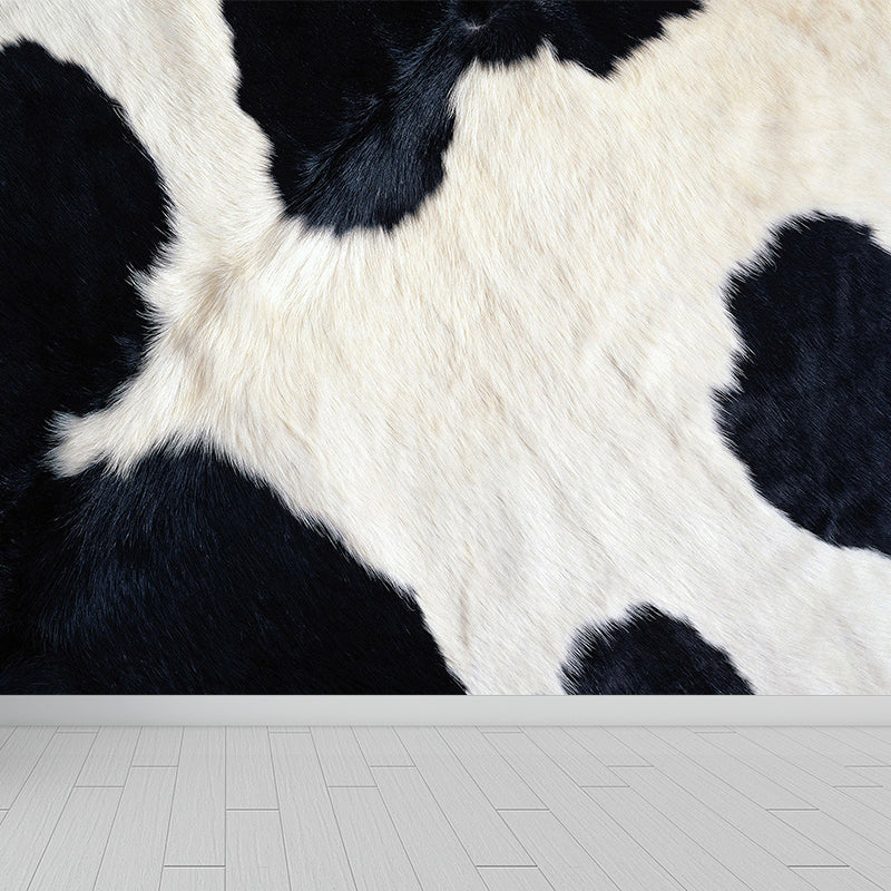 Sandsberg | Donkere kleur moderne wandmuur sticker grote dierenprint wandbekleding voor woonkamer
