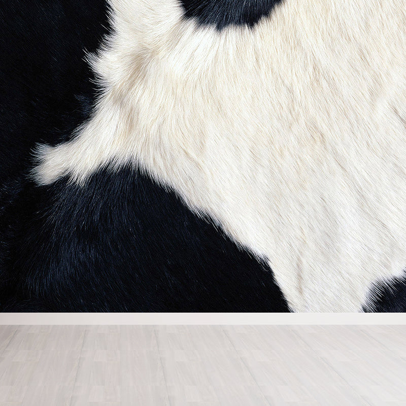 Sandsberg | Donkere kleur moderne wandmuur sticker grote dierenprint wandbekleding voor woonkamer