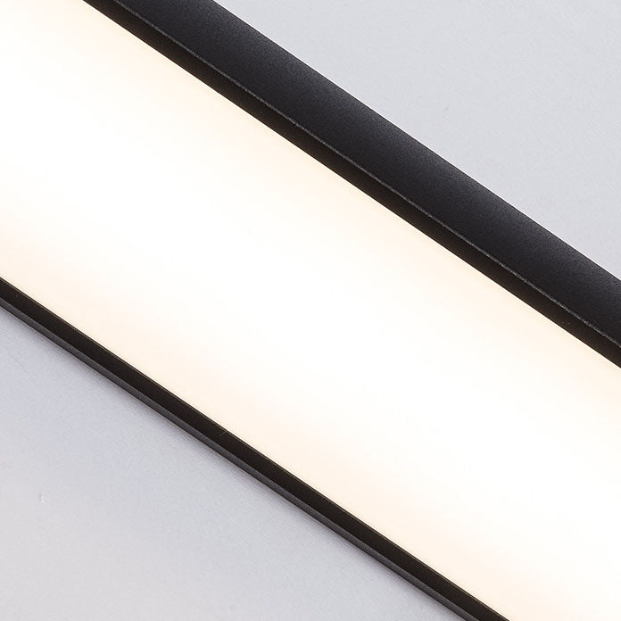 Zeitgenössische industrielle wasserdichte Aluminium rechteckige Rahmen Acryl LED Wandstrahler Lampe für Außenpatio