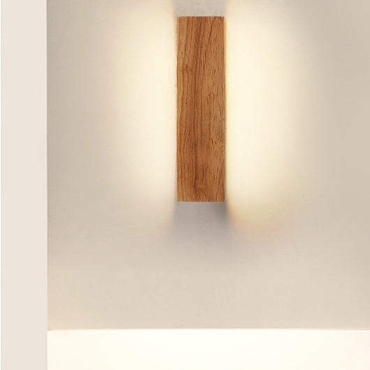Sandsberg | OakBeam | Minimalistische Massivholz-LED-Wandlampe