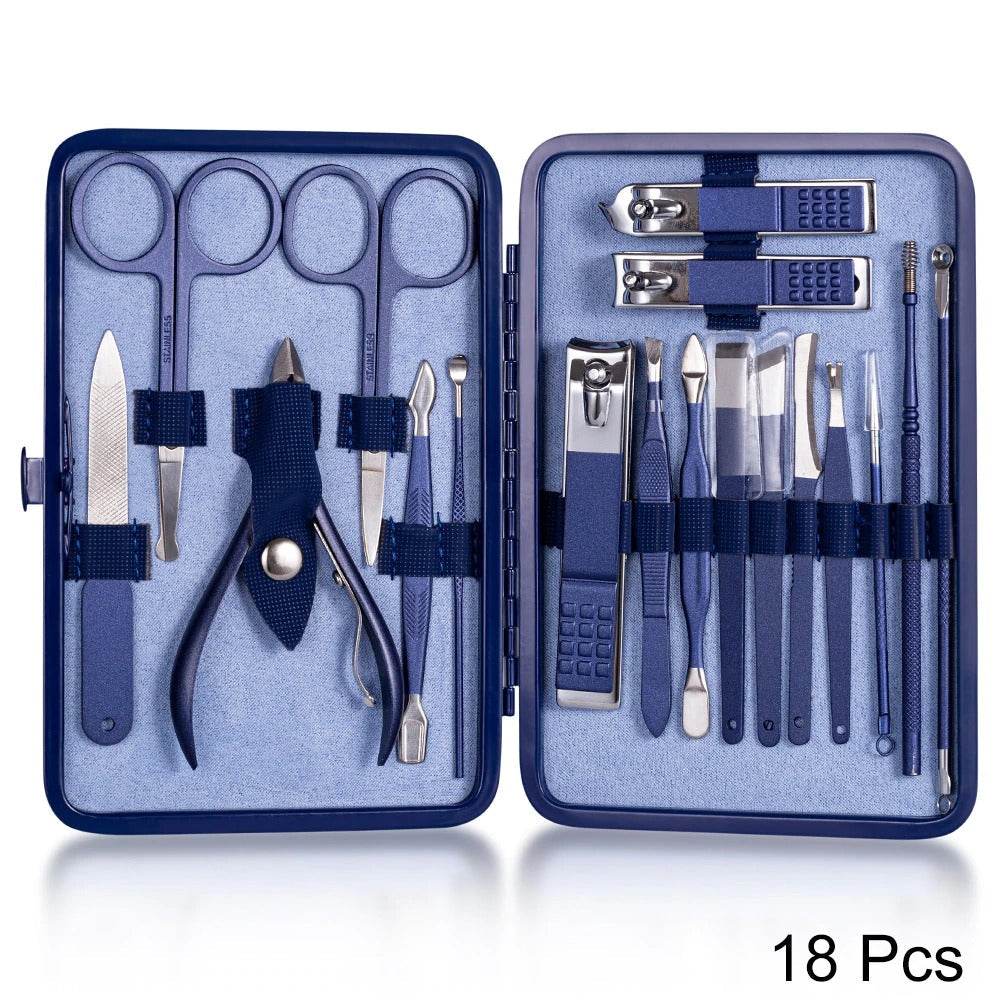 18-teiliges professionelles Pediküre-Set für zu Hause