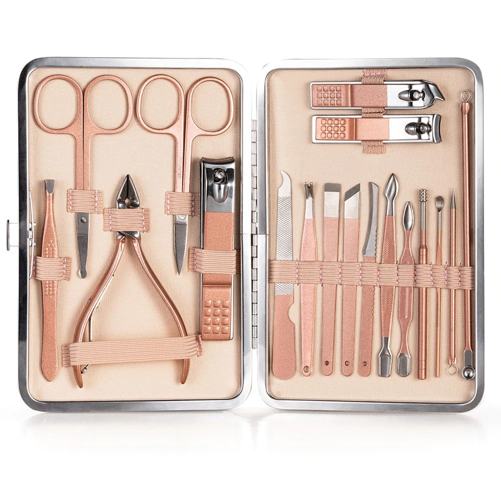 18-teiliges professionelles Pediküre-Set für zu Hause