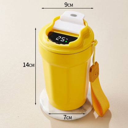 Sandsberg | Edelstahl  Kaffebecher mit LED Temperatur Anzeige 450 ML