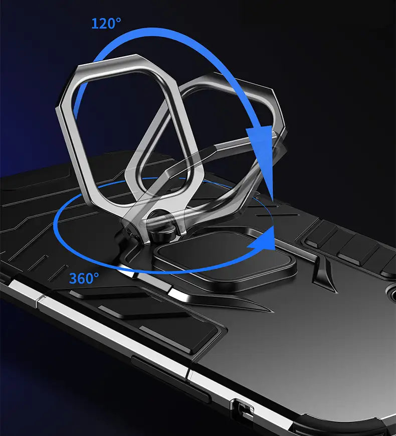 Schutzhülle für Huawei Panzer Design (Drehbarer Ringhalter)