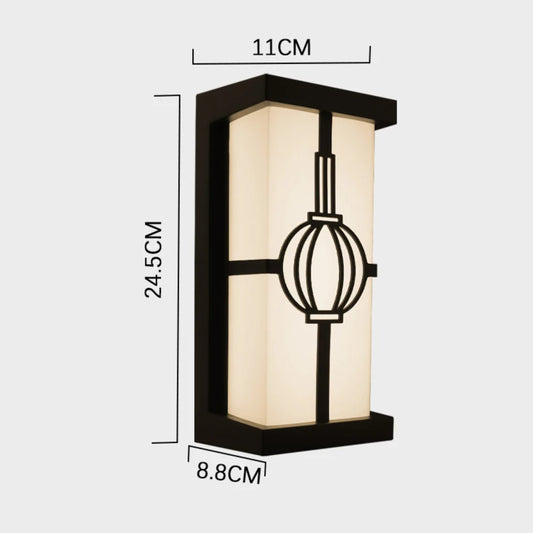 Sandsberg | LumeRadar – Moderne LED-Außenwandleuchte mit IP65 wasserdicht und Bewegungsradarsensor
