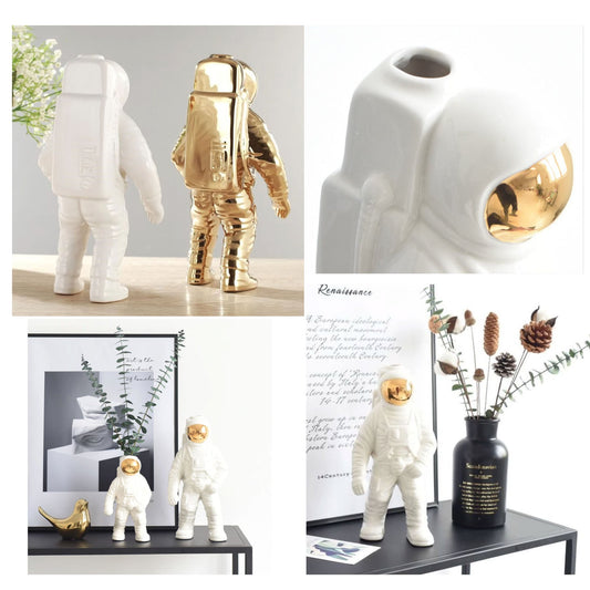 Astronauten Spaceman Vase -  3 Farben