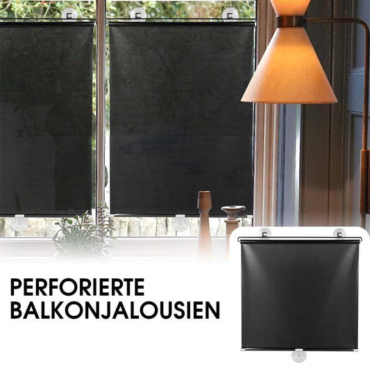 Perforierte Balkonjalousien