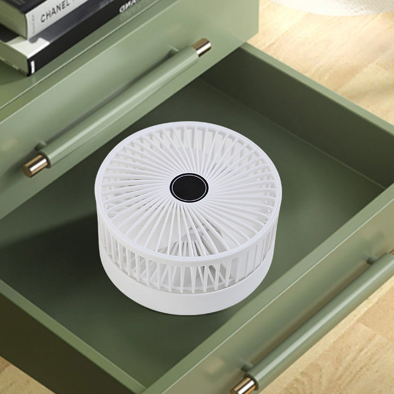 Wiederaufladbarer Faltbarer Teleskop-Tischventilator - Tragbar und Leise für Jede Sommeraktivität