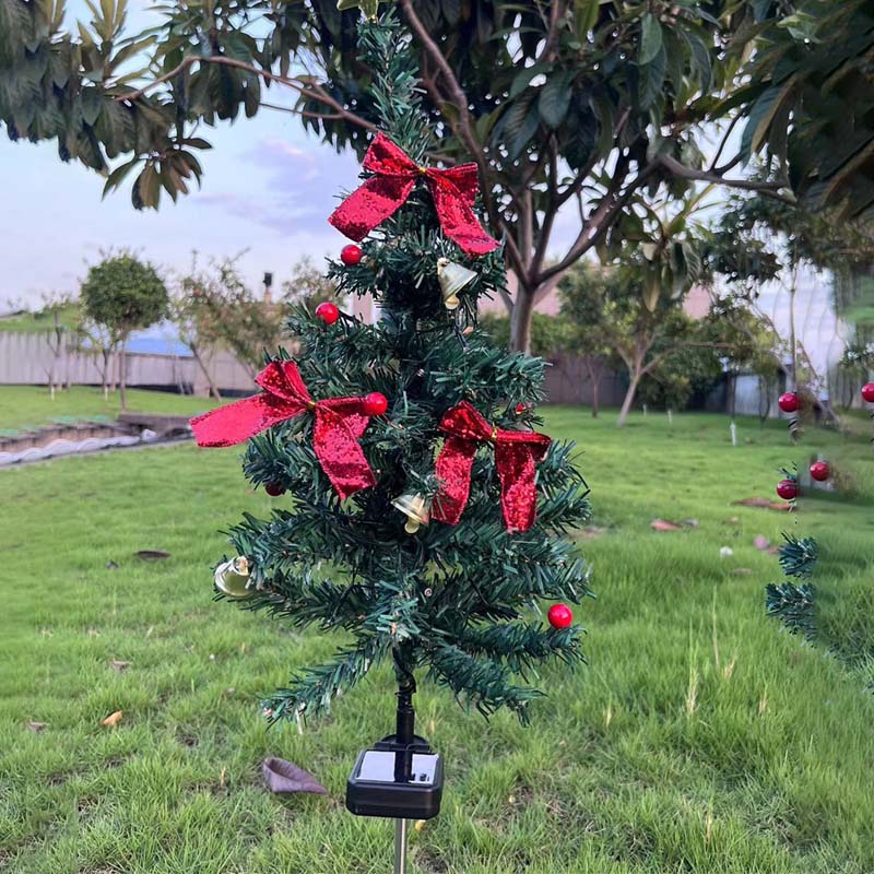 Solarbetriebene, wasserdichte Weihnachtsbaum-Dekorationslichter für den Außenbereich