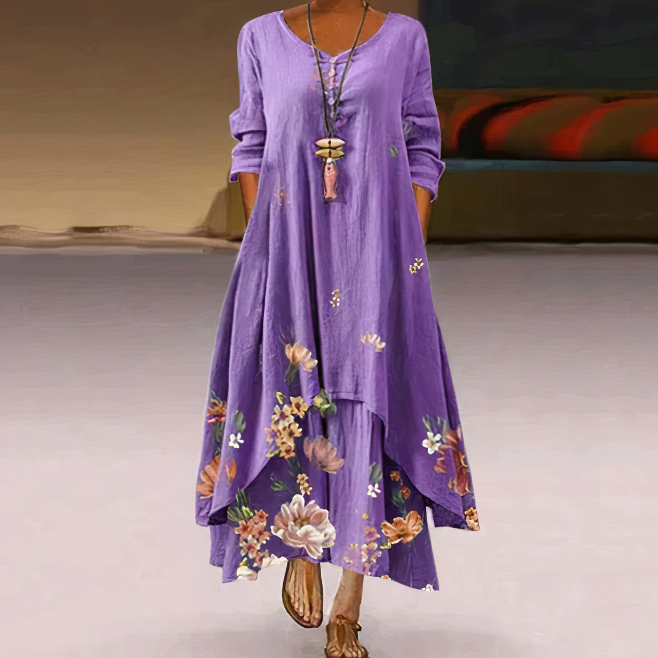 Elegante katoenen Jurk
