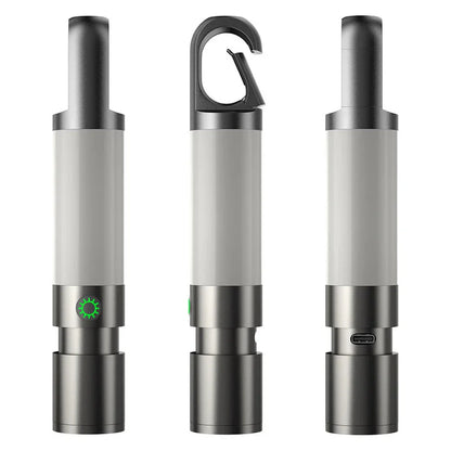 Sandsberg | LED-Taschenlampe mit Mehrfarbfiltern – Wiederaufladbare USB-C Lampe mit Camping- & Notlicht-Funktion