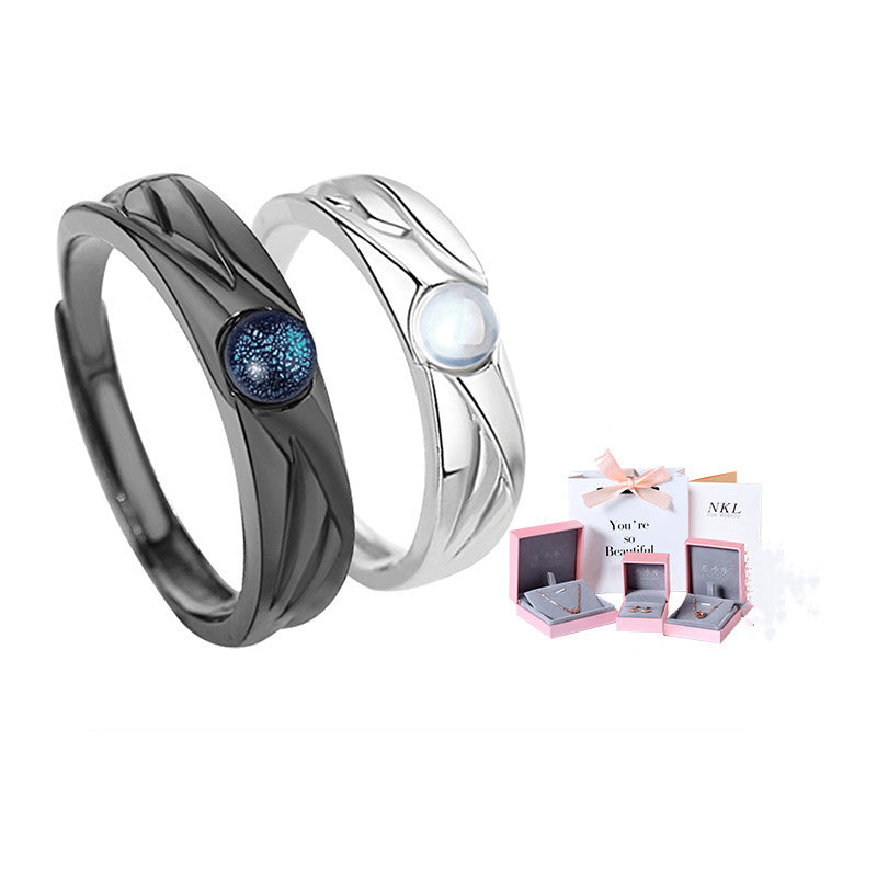 Sandsberg | 925 Sterling Silber Partner Ringe für Sie und Ihren Partner, Beste Geschenk für den Valentinstag