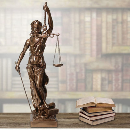 Dekorationsstatue der Göttin der Gerechtigkeit