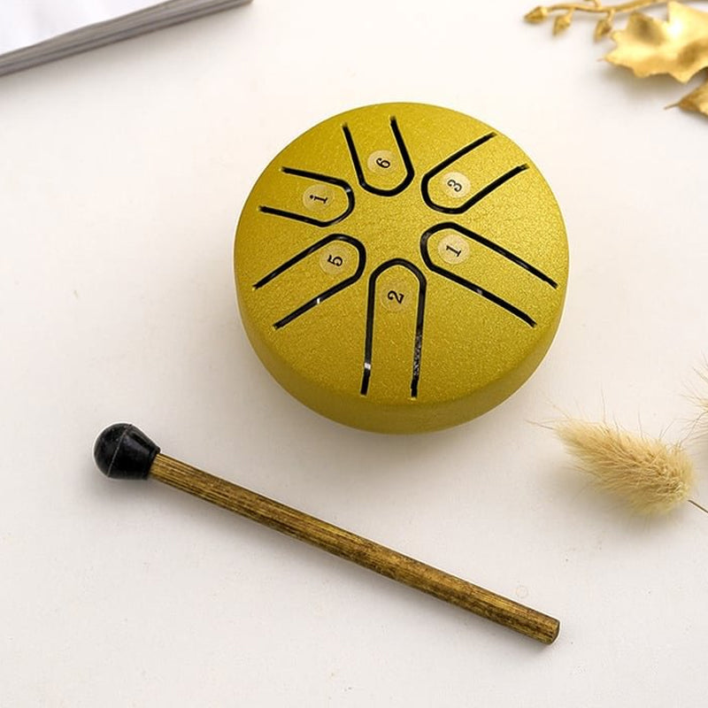 Buddha Stones Mini Steel Tongue Drum Kit (3 Zoll)