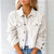 Bunte Denimjacke