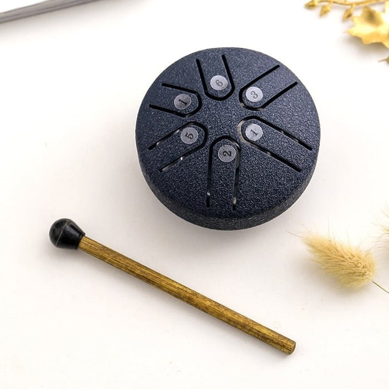 Buddha Stones Mini Steel Tongue Drum Kit (3 Zoll)