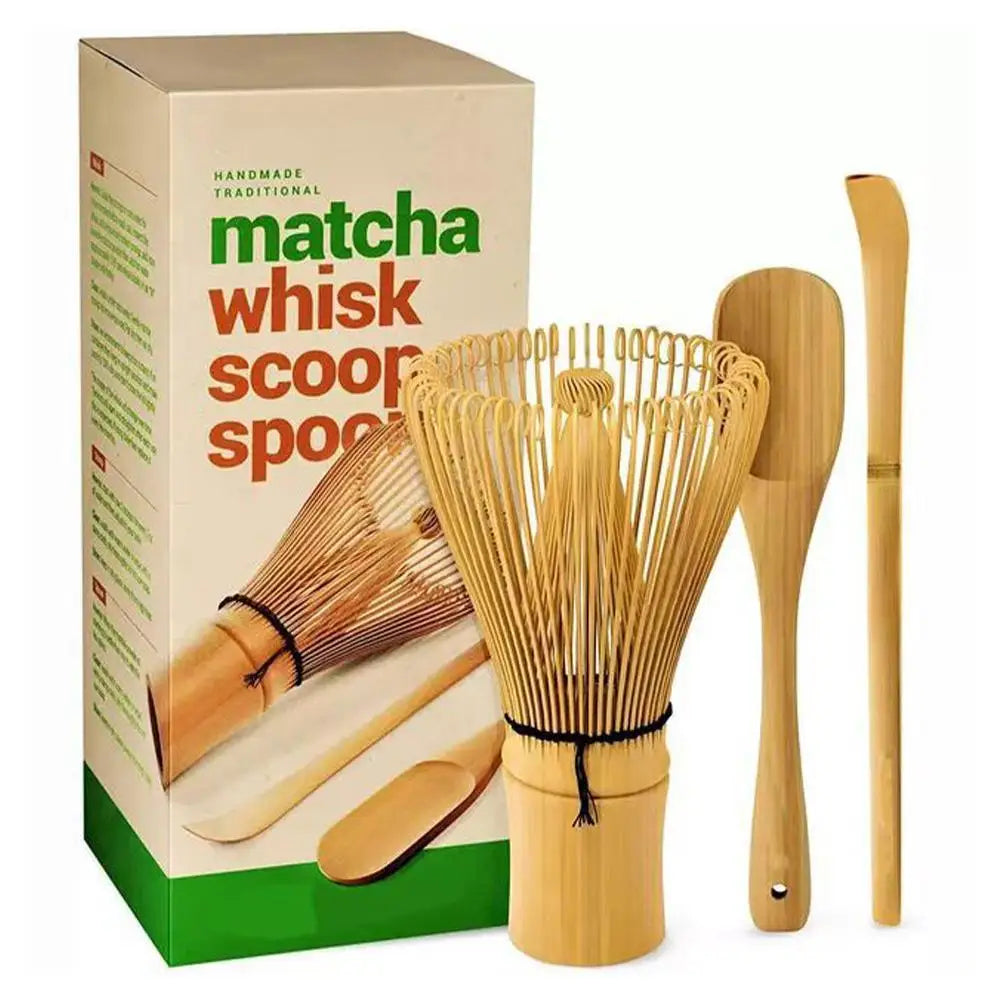 Sandsberg - Komplettset zur Zubereitung von Matcha-Tee mit Schneebesen, Löffel und Schüssel