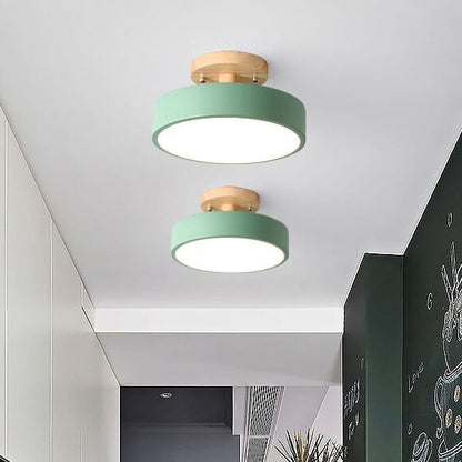 Sandsberg LED runde Deckenlampe | Nordic Design | Semi-Flush Montage | wirtschaftliche Innenbeleuchtung