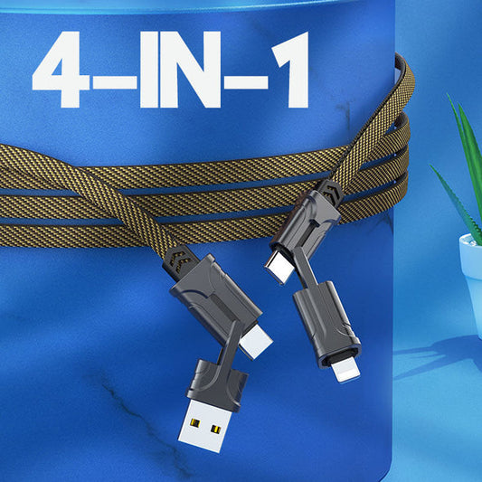 Sandsberg-in-1 Nylon-geflechtetes Schnelllade-Kabel