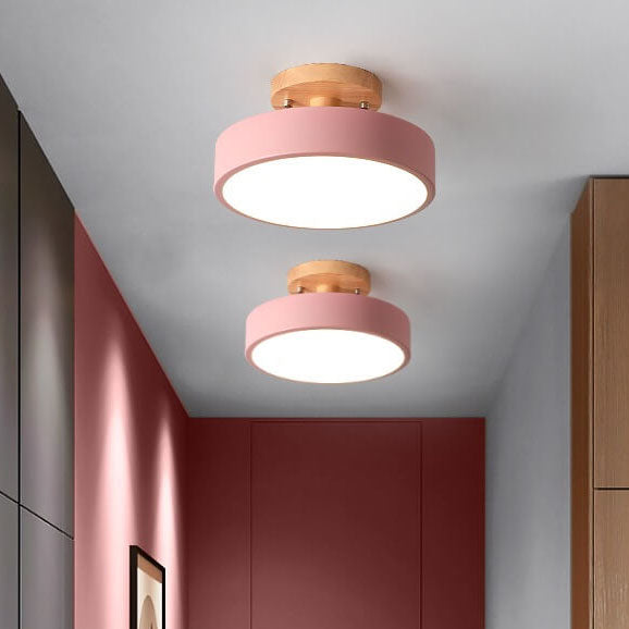 Sandsberg LED runde Deckenlampe | Nordic Design | Semi-Flush Montage | wirtschaftliche Innenbeleuchtung