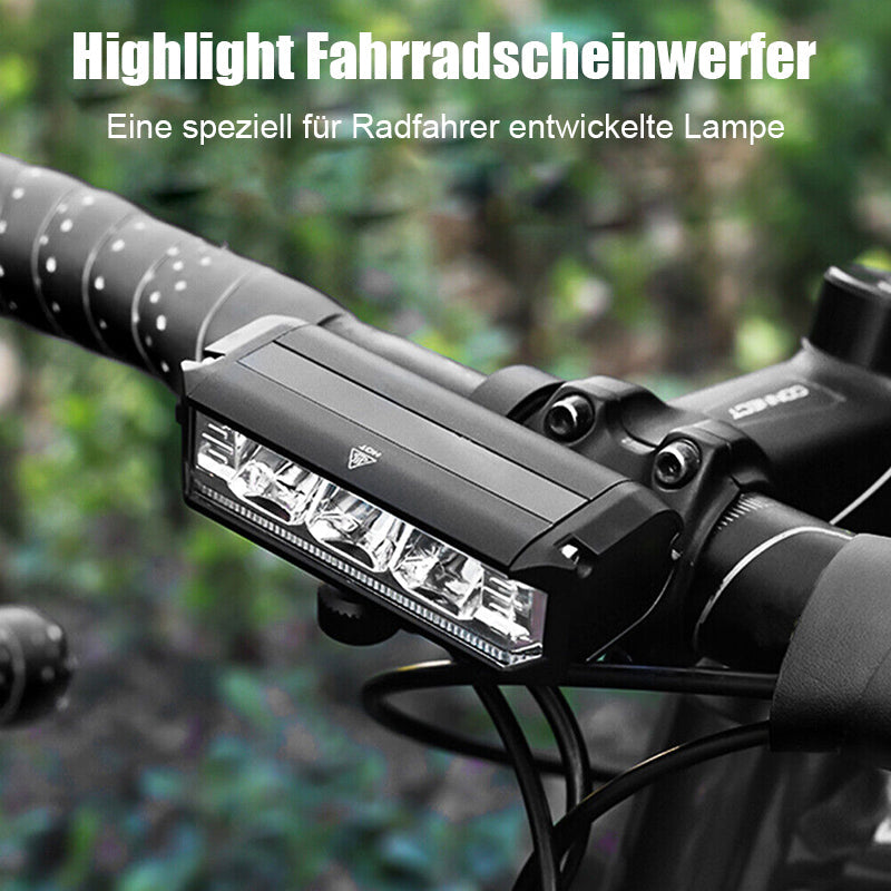 Sandsberg | Ultra-Hell Wiederaufladbares LED Fahrradlicht – 900 Lumen Fahrradscheinwerfer für nächtliches Fahren