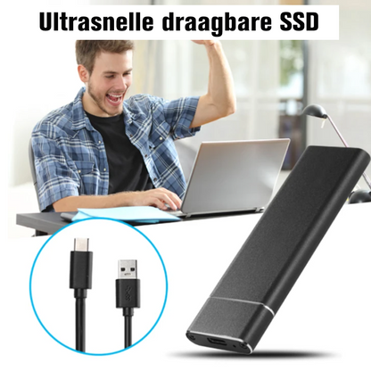 Ultra-schnelle externe tragbare Festplatte