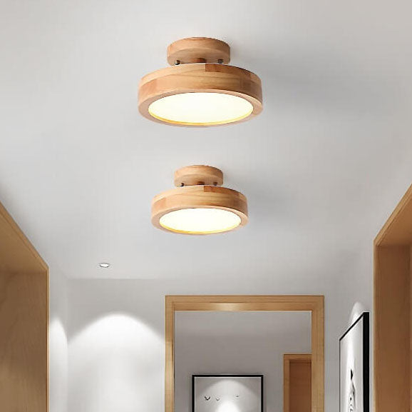 Sandsberg LED runde Deckenlampe | Nordic Design | Semi-Flush Montage | wirtschaftliche Innenbeleuchtung