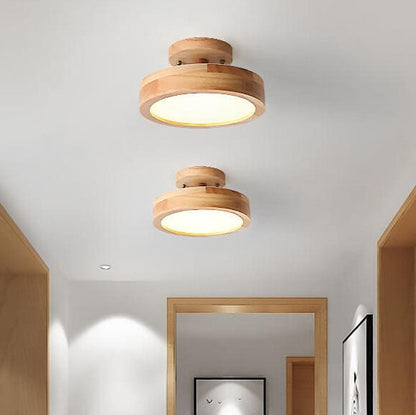 Sandsberg LED runde Deckenlampe | Nordic Design | Semi-Flush Montage | wirtschaftliche Innenbeleuchtung