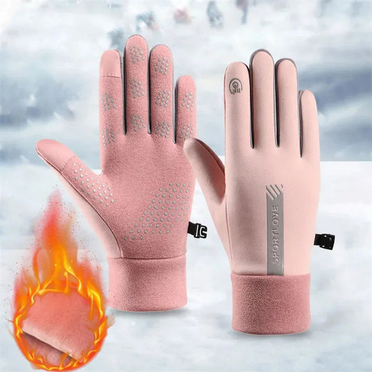 Wasserdichter, rutschfester und kältebeständiger Finger-Touchscreen-Handschuh