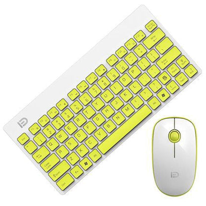 Sandsberg | 2,4 GHz Ultrathin Tragbares Drahtloses Tastatur- und Maus-Combo Mit Multimedia-Shortcuts, Langer Akkulaufzeit & Ergonomisches Design