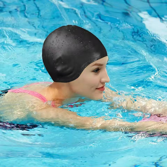 HydroFit – Silikon Schwimmhaube mit Ohrenschutz