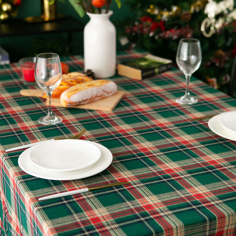 Tischdecke für die Weihnachtsfeier